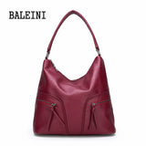 BALEINI Pu Leather Bag Handbags Famous Brands Women Shoulder Bag