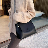Large Capacity Totes Bag Women PU Shoulder Messenger Retro Lady Handbags