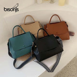 Large Capacity Totes Bag Women PU Shoulder Messenger Retro Lady Handbags