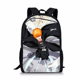 BLEACH Pattern Print School Bags Daily Travel Climbing Durable Backpack