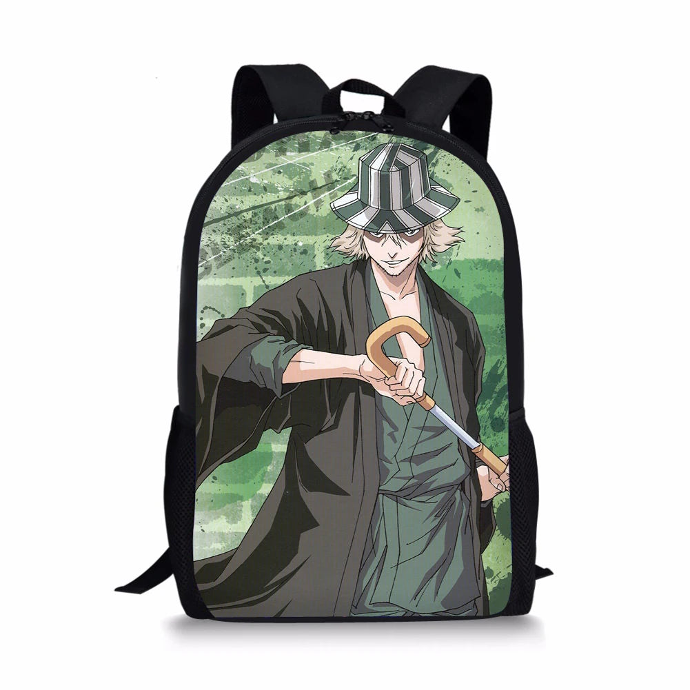 BLEACH Pattern Print School Bags Daily Travel Climbing Durable Backpack