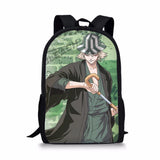 BLEACH Pattern Print School Bags Daily Travel Climbing Durable Backpack