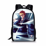 BLEACH Pattern Print School Bags Daily Travel Climbing Durable Backpack