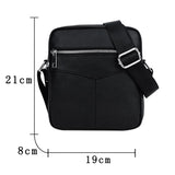 BULLCAPTAIN Leather Shoulder Bag Men Causal Crossbody Bags Small Double Zipper