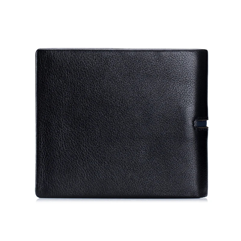 BULLCAPTAIN Men's Leather RFID Wallet