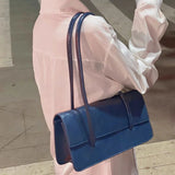 Retro PU Leather Armpit Handbags For Women Large Capacity Shoulder Bags