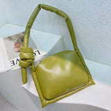 Retro PU Leather Handbags For Women High Shoulder Crossbody Female Bags