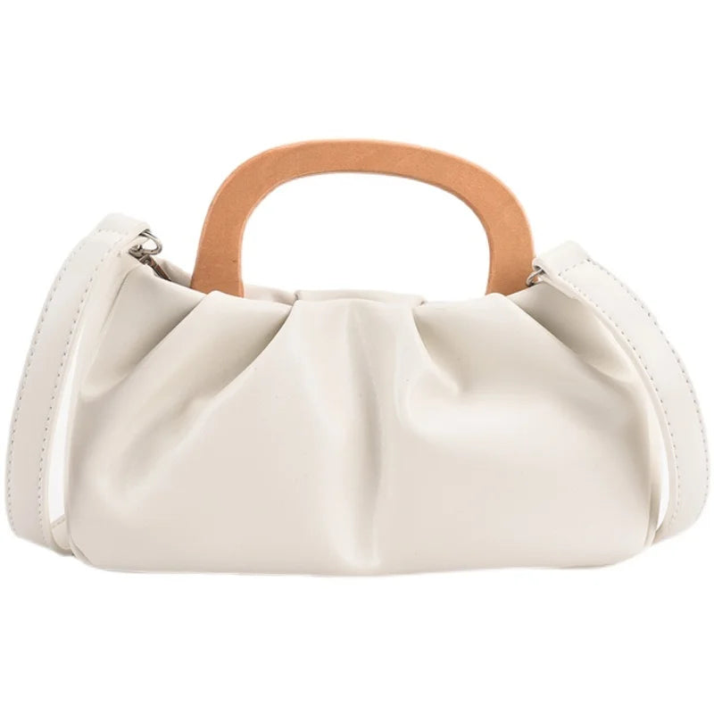 Casual Pleated Shoulder Crossbody Bag for Women