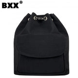 Casual High Capacity Bucket Bag Women's Shopping Shoulder Bag