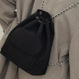 Casual High Capacity Bucket Bag Women's Shopping Shoulder Bag