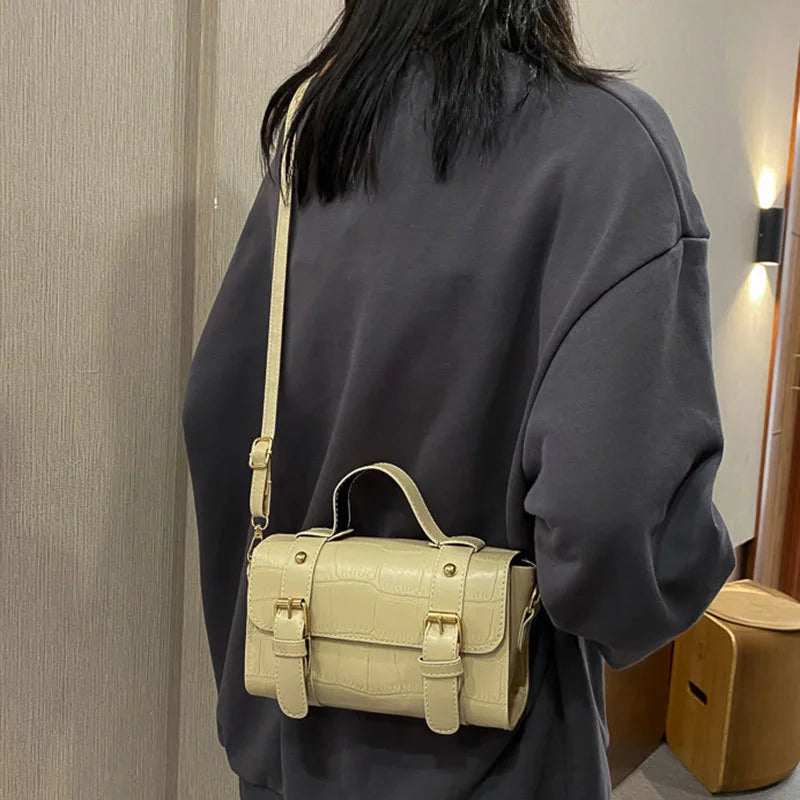 High Solid PU Leather Crossbody Bag for Women GF3669