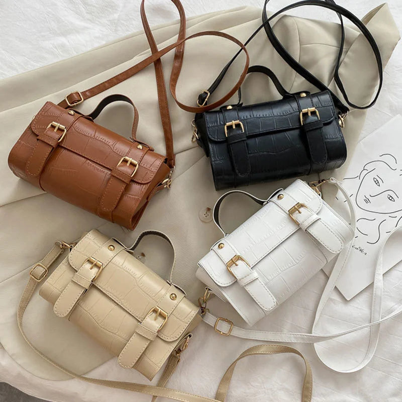 High Solid PU Leather Crossbody Bag for Women GF3669