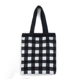 Plaid Woven Women's Handbags Travel Shopping Shoulder Armpit Bag