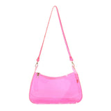 Casual Female Transparent PVC Shoulder Bag for Summer