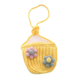 Leisure Flowers Knitting Handbags For Women