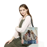 Cartoon Sisters Tote Bag Eco-Friendly High Capacity Beach Bag
