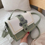 Casual Tote Bag High Pu Leather Women's Handbag Rivet Shoulder Messenger Bags