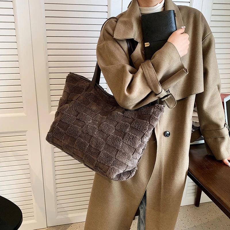 Casual Tote PU Women Shoulder Bags Large Capacity