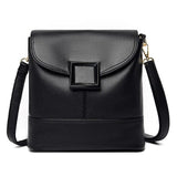 Casual Faux Leather Messenger Bag Women Shoulder Handbag Tote Purse