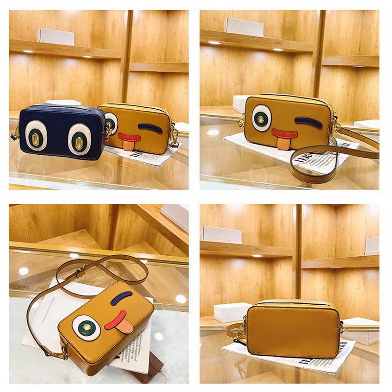 Cartoon Pattern Women Square Shoulder Bag