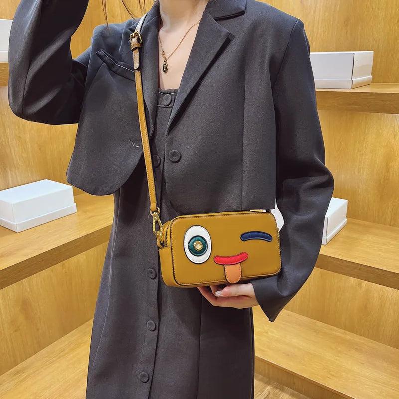 Cartoon Pattern Women Square Shoulder Bag