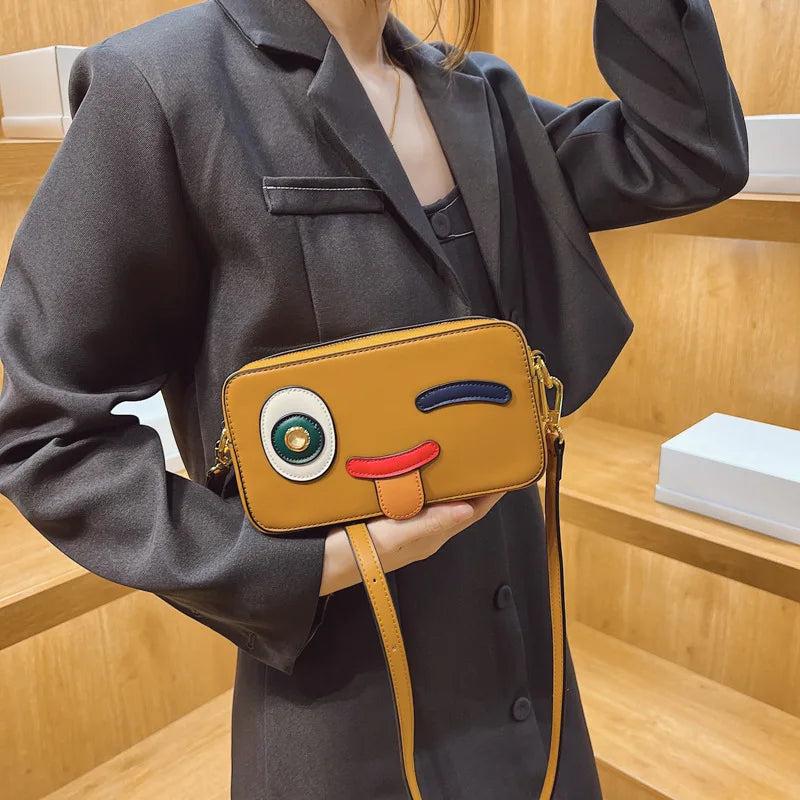 Cartoon Pattern Women Square Shoulder Bag