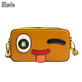 Cartoon Pattern Women Square Shoulder Bag
