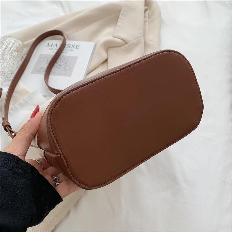 Bucket Shoulder Bags for Women Casual Small Crossbody Bags