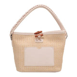 Casual Big Straw Shoulder Bags For Women