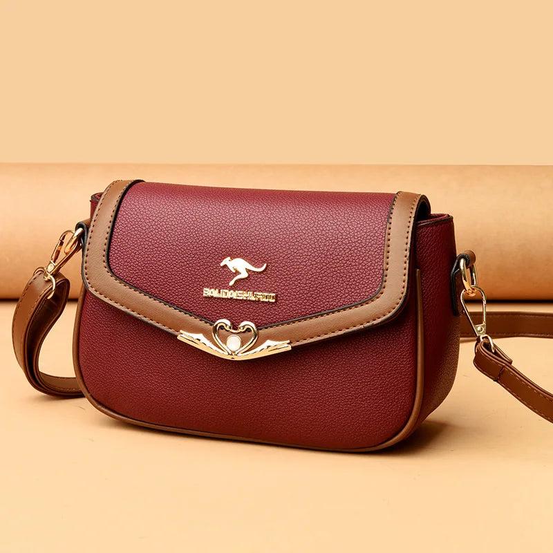 Casual Shoulder Bag Women's High PU Leather Crossbody Wallet