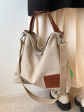 Casual Canvas Large Tote Bag for Women Handbags