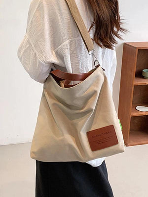 Casual Canvas Large Tote Bag for Women Handbags