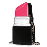 Bright Patent Leather Mini Shoulder Bag Chain Messenger Bag