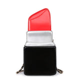 Bright Patent Leather Mini Shoulder Bag Chain Messenger Bag