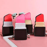 Bright Patent Leather Mini Shoulder Bag Chain Messenger Bag