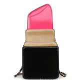 Bright Patent Leather Mini Shoulder Bag Chain Messenger Bag