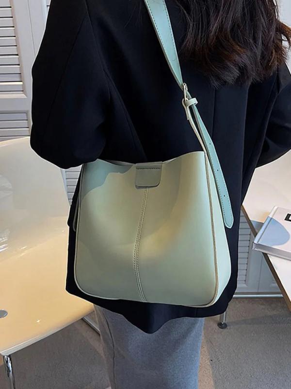 Bucket Women's Shoulder Bag Handbags for Women Pu Leather Female Crossbody Bags