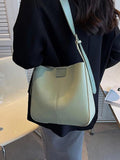 Bucket Women's Shoulder Bag Handbags for Women Pu Leather Female Crossbody Bags