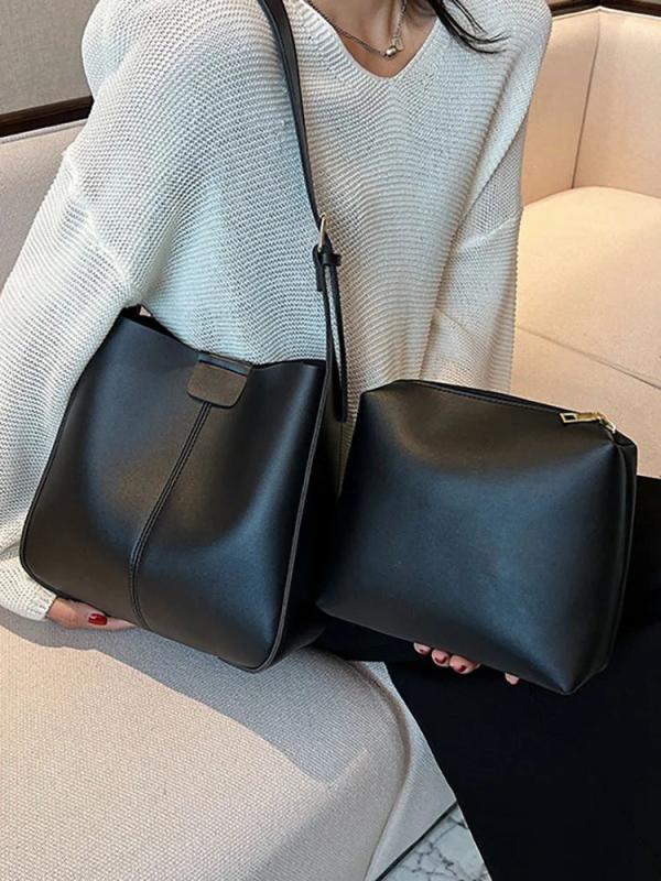 Bucket Women's Shoulder Bag Handbags for Women Pu Leather Female Crossbody Bags