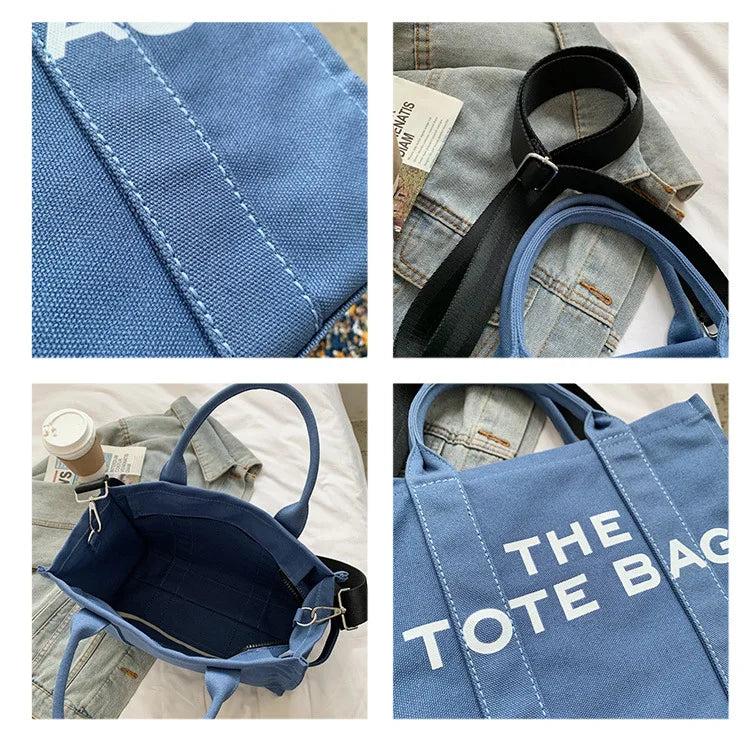 Casual Canvas Large Tote Bag Women Shoulder Bags Lady Handbags