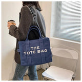 Casual Canvas Large Tote Bag Women Shoulder Bags Lady Handbags