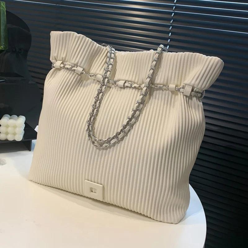 Casual Women PU Leather Big Handbags Female Green Shoulder Bag