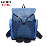 Cartoon Owl Backpacks for Women Softback School Bags Book bag 5colors