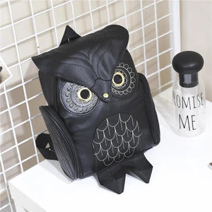 Cartoon Owl Backpacks for Women Softback School Bags Book bag 5colors