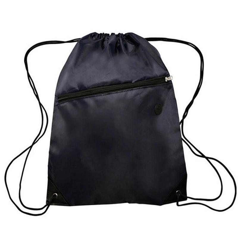 Casual Drawstring Backpack Portable Travel Fold Mini Shoulder Bags Beach Bag