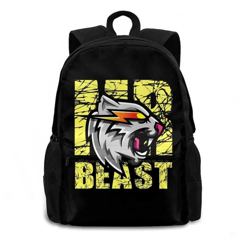 Beast Teen College Student Backpack Laptop Travel Bags Badboyhalo Georgenotfound
