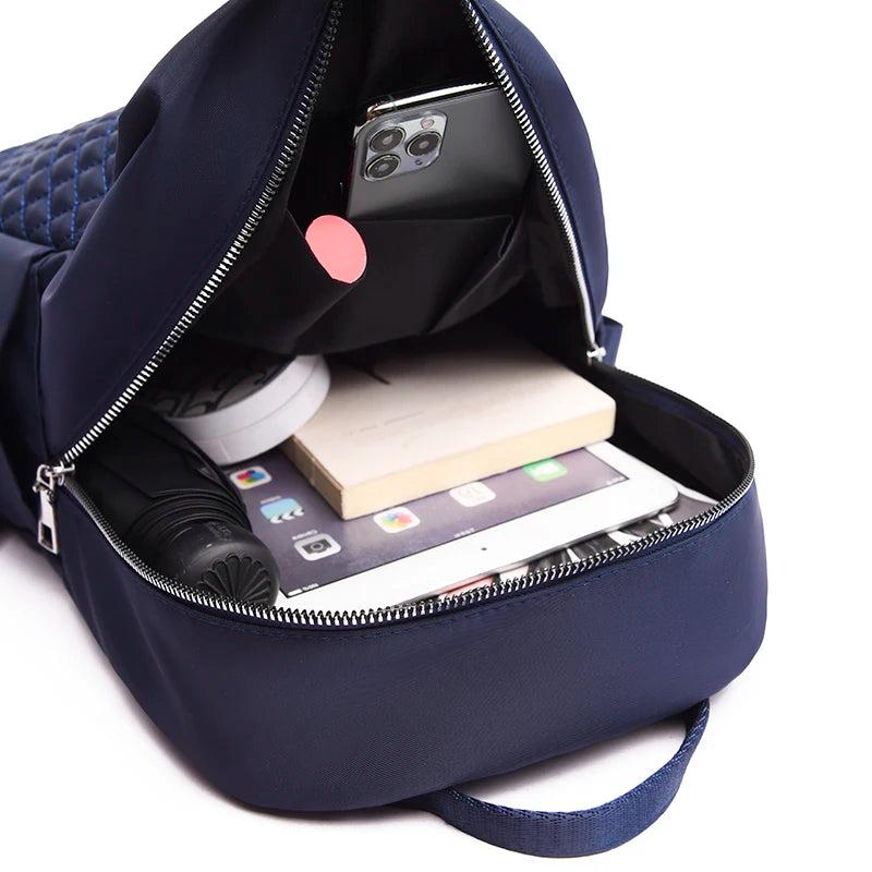 Casual Nylon Backpacks Women Waterproof School Bags For Teenage Girls