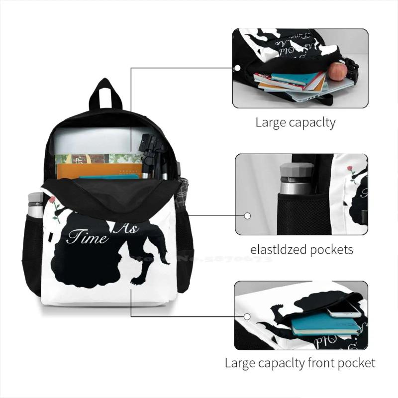 Beauty And Beast Bag Backpack For Men Women Girls Teenage Film Movie