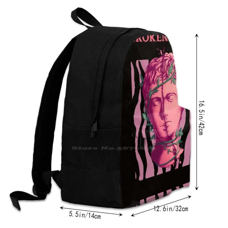 Broken Heart 3D Print Backpack Casual Bag Where Is The Love Summer Is