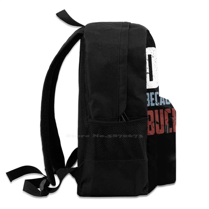 Buckin Daddy Funny Badass Buck Hunter 3D Print Backpack